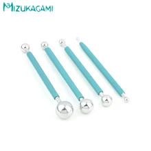 Запеченные 4 шт. набор из нержавеющей стали мяч гравировки группы таблетки бар помадка торт украшения пресс-формы кухонная утварь MS-00056