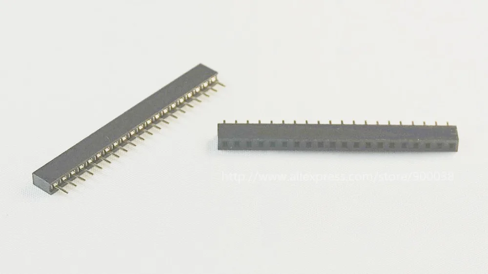 100pcs 1x20 P 20 Pin 2.0 mm PCB Female Header Pin Headers Single row