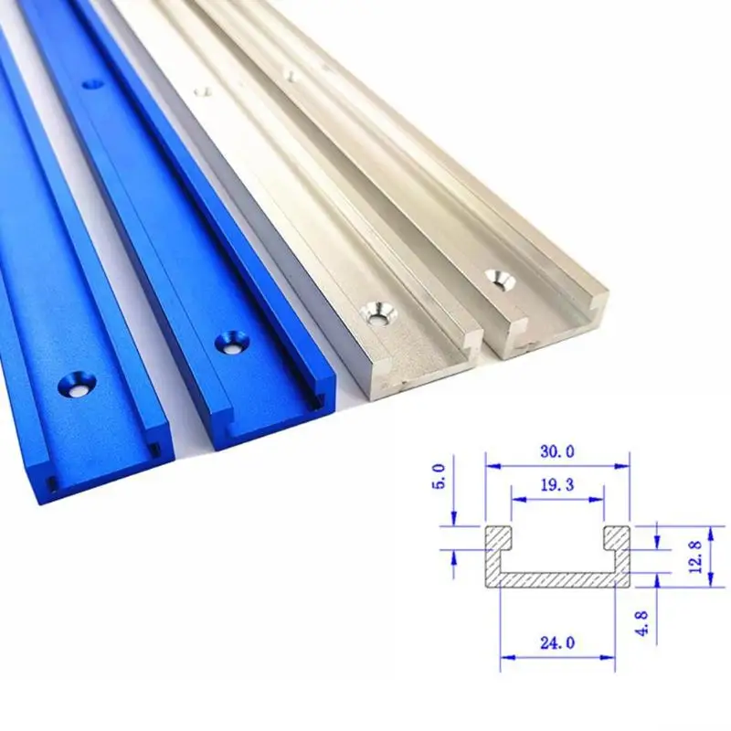 T-tracks Slot Miter Track Excellent Aluminum Alloy Miter Bar Slider Table Saw Gauge Rod Surface Anodizing Treatment Mode