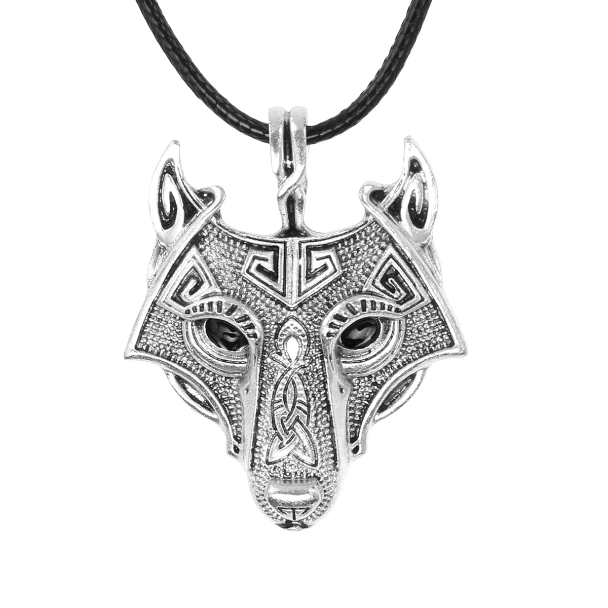 Retro Animal Head Necklaces Shellhard Vintage Mens Boys Wolf  Pendant Necklace Fashion Jewelry Bijoux Erkek kolye