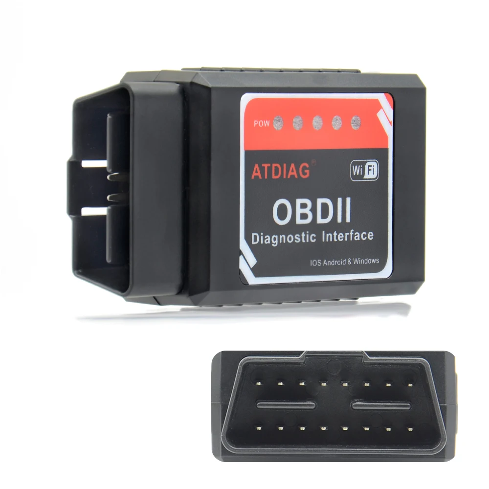 ATDIAG PIC18F25K80 чип супер OBD OBD2 ELM327 wifi V1.5 аппаратное обеспечение работает Android/iOS для телефона Android работает дизель