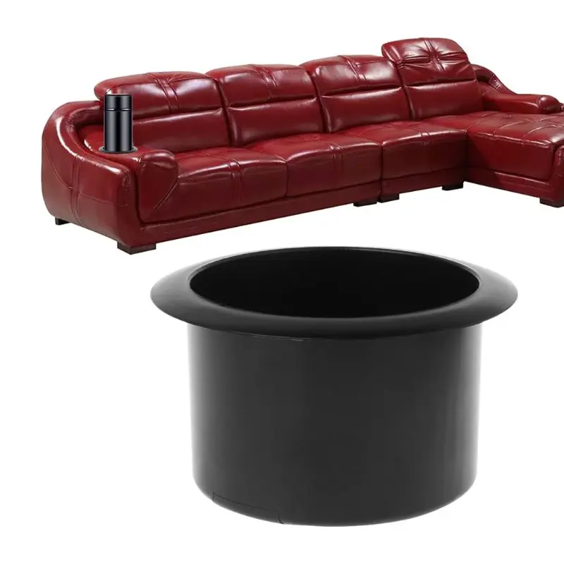 البلاستيك الأسود إدراج كوب حامل الشراب زجاجة وضع رف ل سيارة مركبة بحرية RV شاحنة كنبة مكتب