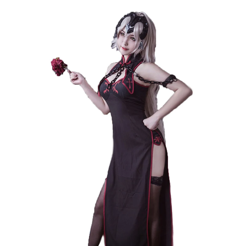 Индивидуальный размер большой заказ Jeanne d'Arc Alter костюм для косплея cheongsam chipao