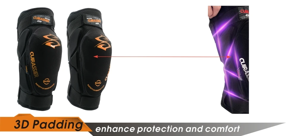 Cuirassier Motorcycle Knee Protector Scooter Motor Sport Protective Knee Guards Safety Road Motorbike Knee Pads Equipment