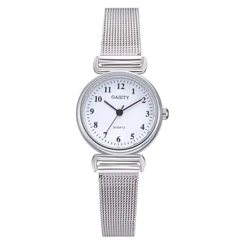 

Women's Casual Quartz Mesh Belt Watch Analog Wrist Watch White Watch Vente chaude De Mode De Luxe Femmes reloj mujer