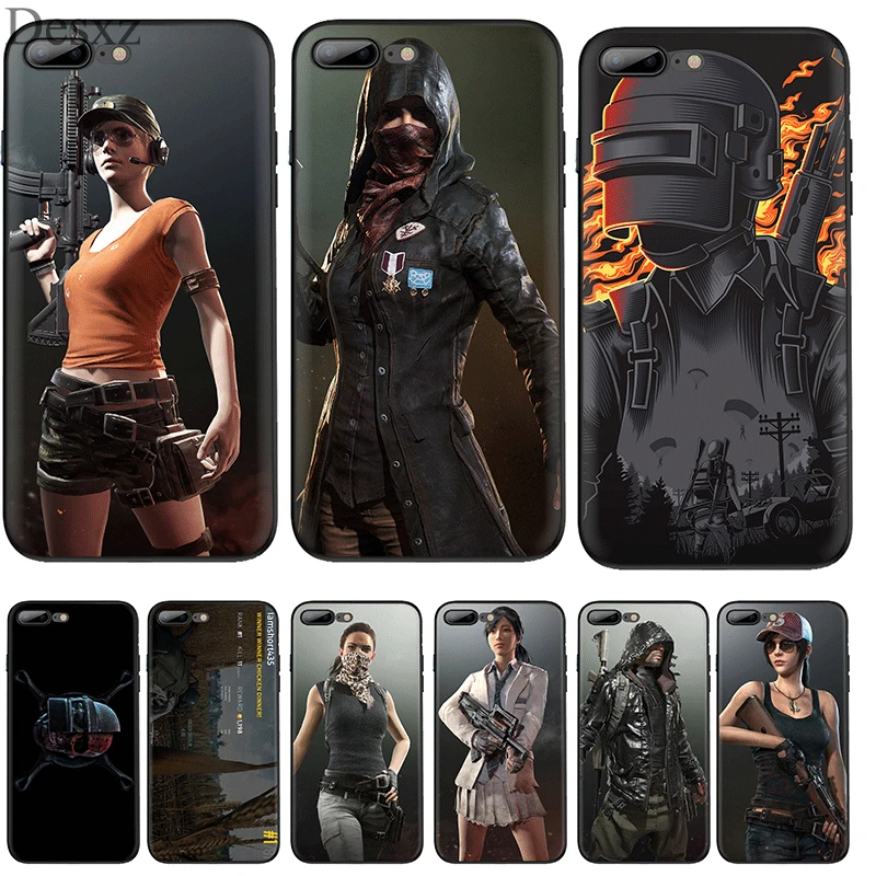 

Silicone Tpu Phone Case Playerunknown for iPhone 11 Pro X XS Max XR iPhone 6 6s 7 8 Plus 5 5s SE Protection Cover