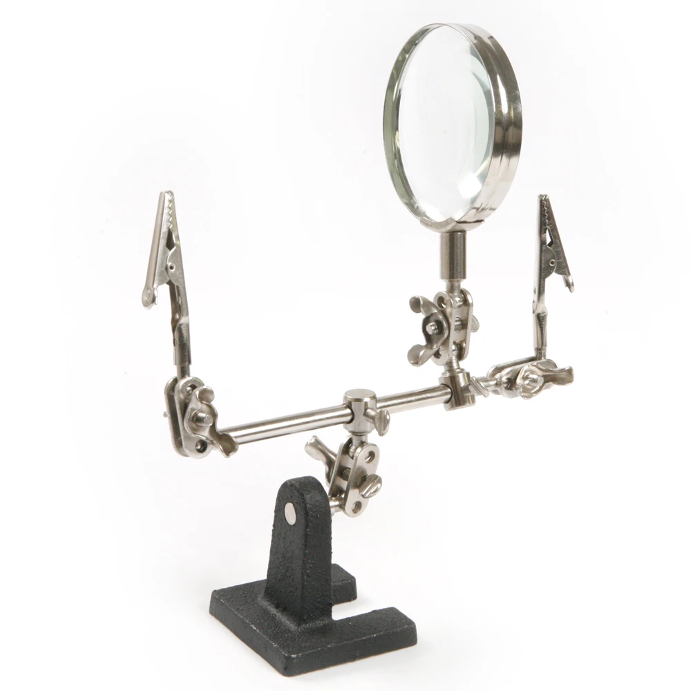 5x zoom Desktop Magnifier magnifying glass with clip for cell phone SMD