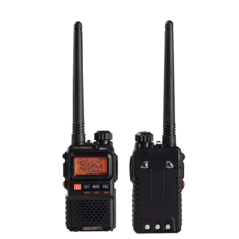 2 шт BaoFeng Pofung UV-3R плюс дальний беспроводной портативный WalkieTalkie двухдиапазонный Профессиональный fm-трансивер 2 способа радио