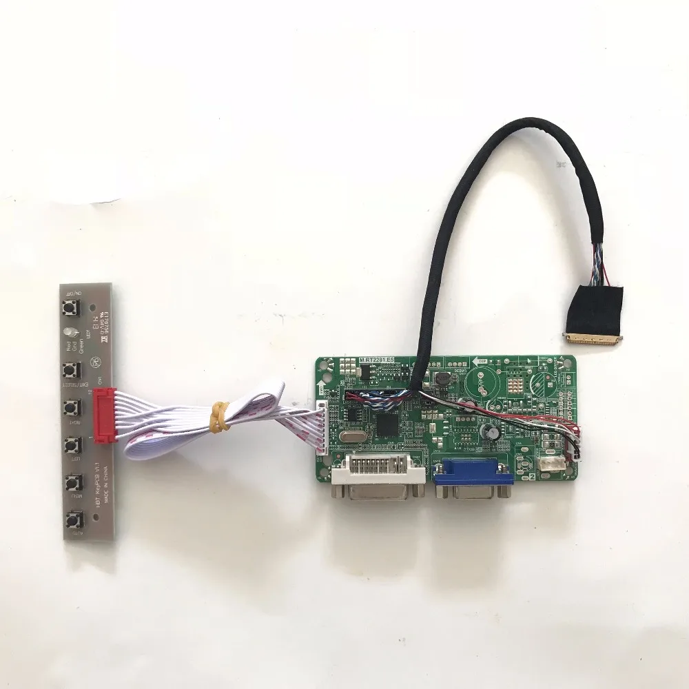 HDMI+DVI+VGA+Audio LCD Controller Driver Board Kit for Panel 1024X600 PQ3QI-01