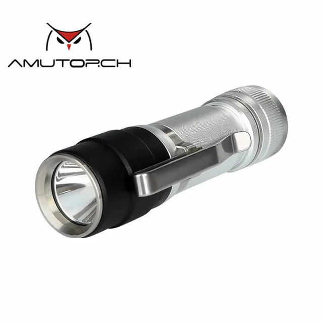 Amutorch AX2  XPL HD 1200LM  Stepless Dimming  18650/ 16340 EDC Led flashlight