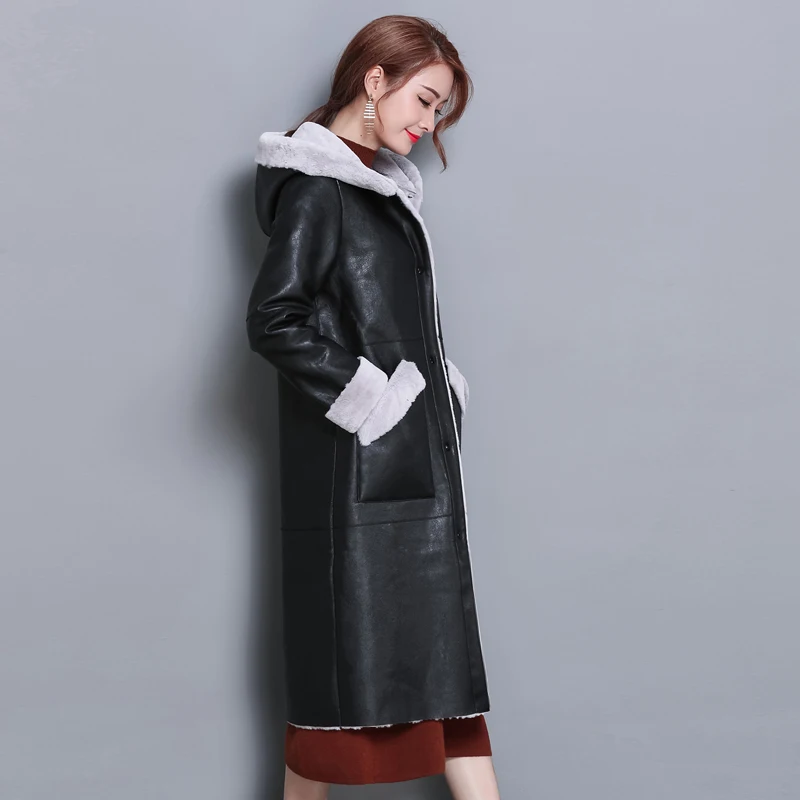 2018 Long bh4f413 Vêtements Nouvelle De 17846 Yellow Manteau Femmes Travail Automne Black Hiver Manteaux Bh4f413 Livraison Laine Mode Fourrure Qulaity Gratuite Haute dCBexo