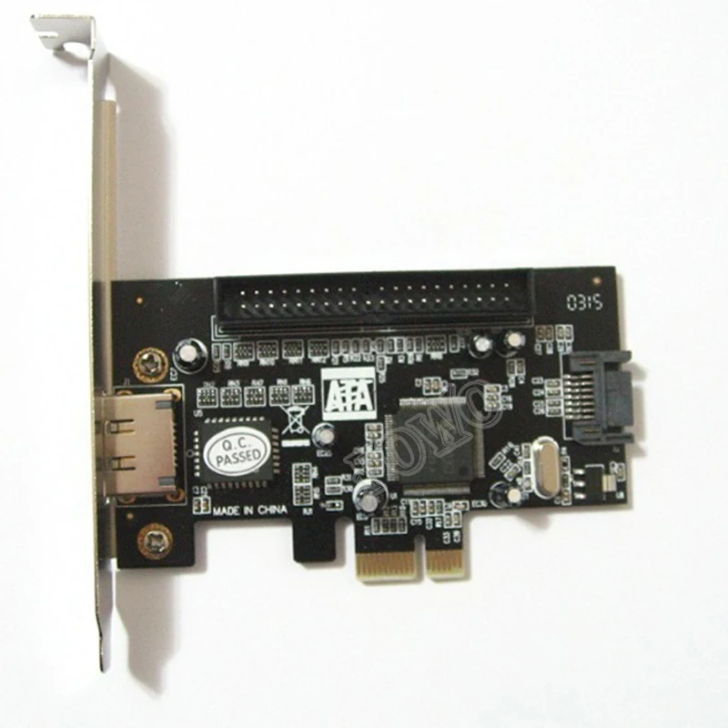 Плата контроллера PCI e PCIE express для IDE SATA2.0 eSATA Combo 1 порт + SATA RAID Card JMB363 чип|pcie pci express|pcie