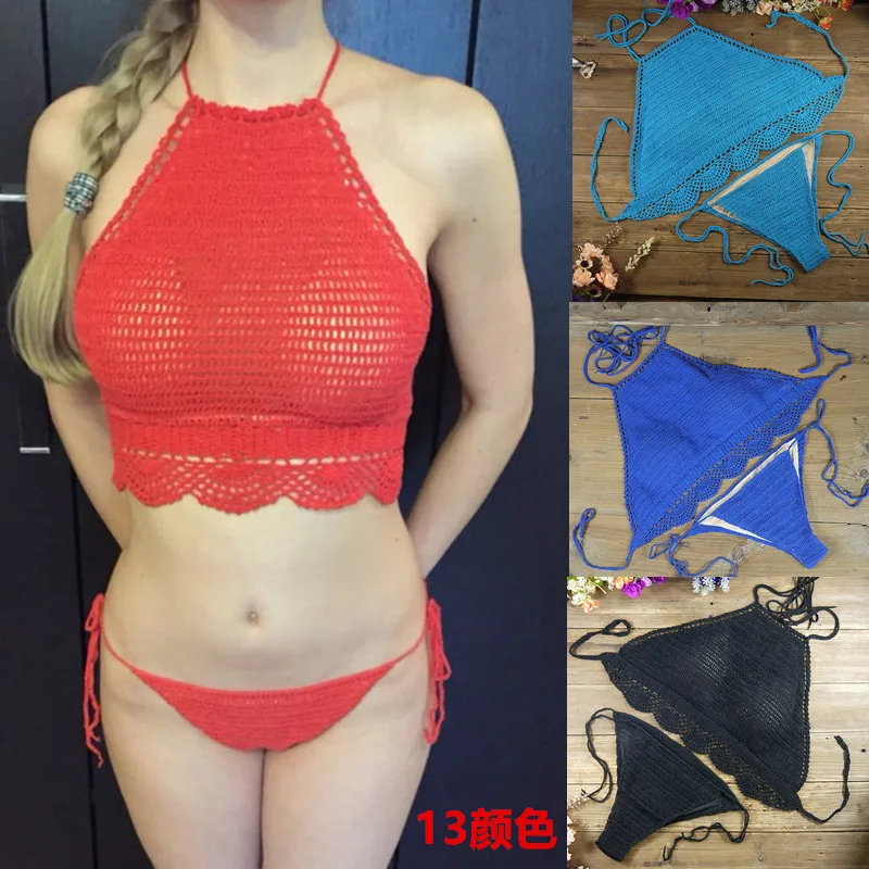 crop top style bikini
