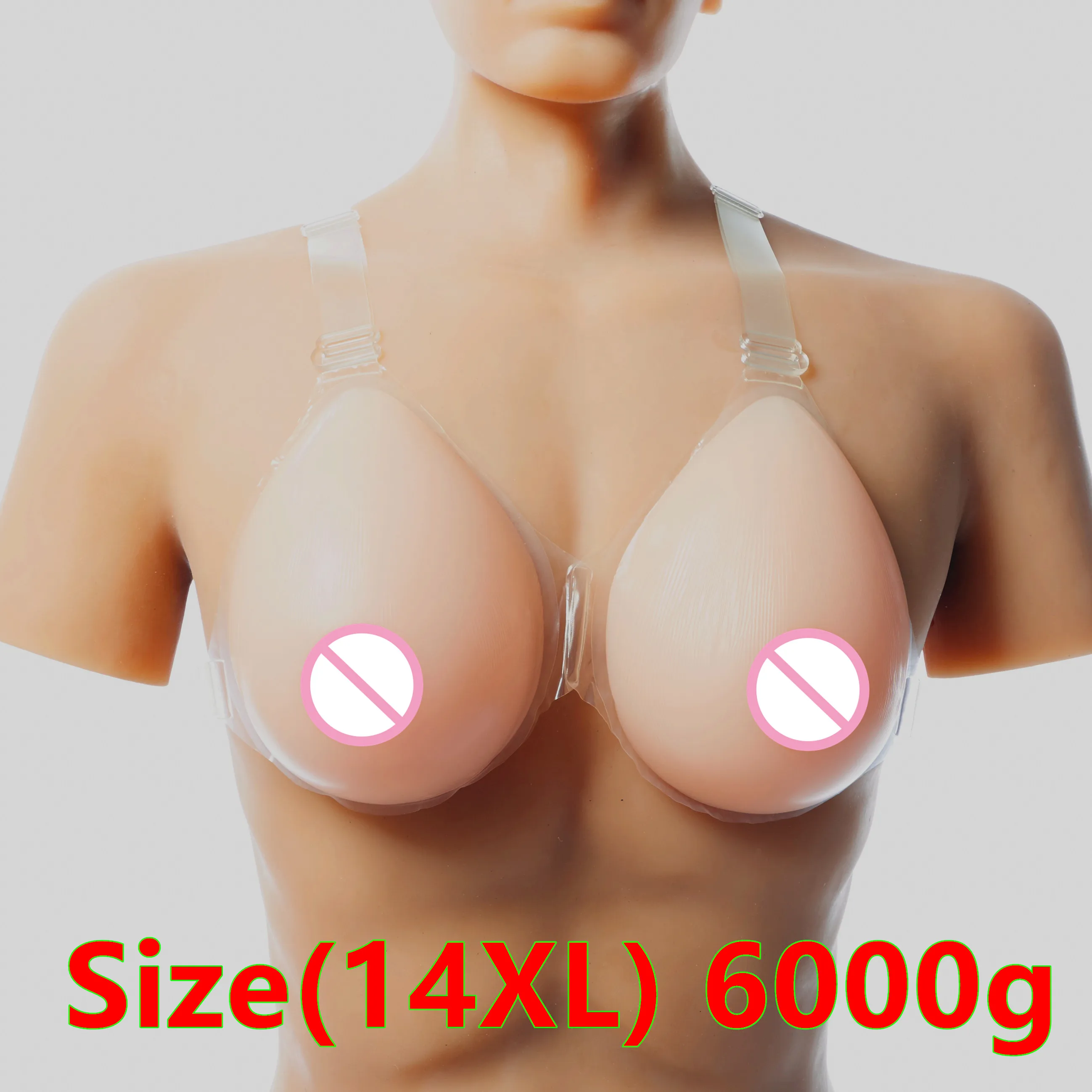 

Crossdresser Huge Breast Form 6000g/pair Silicone Breast Prosthesis Drag Queen Shemale Transgender Breast Fake Artificial Boobs