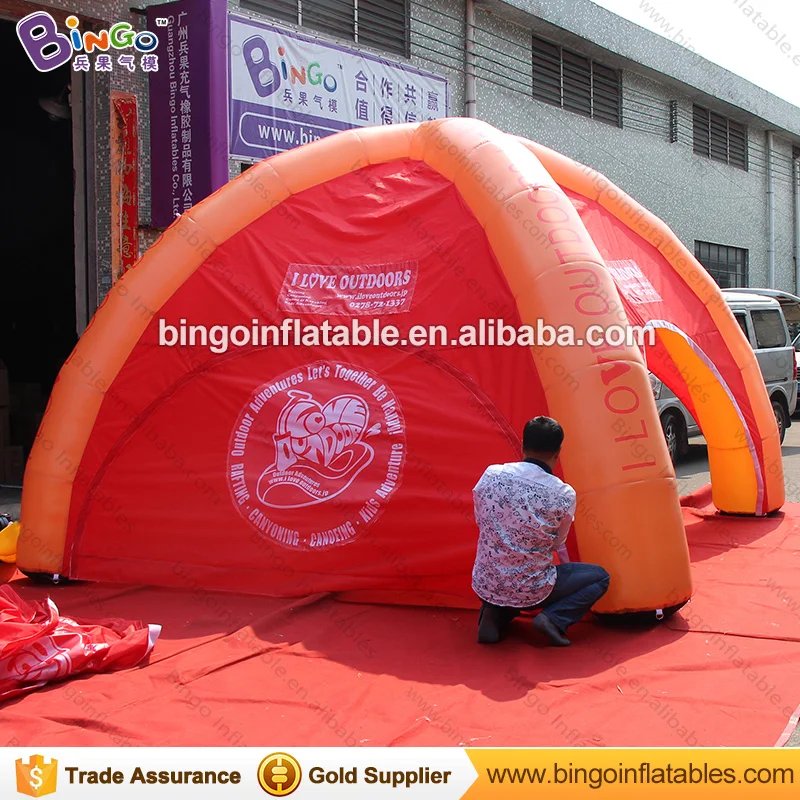  Removable Covers Spider Dome Tent 4M Inflatables Garden Igloo Tents for Events Inflatable Yurt Tent