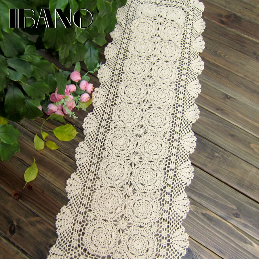 IBANO اليدوية القطن الكروشيه سماط الدانتيل المفارش زهرة الجدول عداء للمنزل مقهى الجدول الديكور 1 قطعة/الوحدة IBANO اليدوية القطن الكروشيه سماط الدانتيل المفارش زهرة الجدول عداء للمنزل مقهى الجدول الديكور 1 قطعة/الوحدة