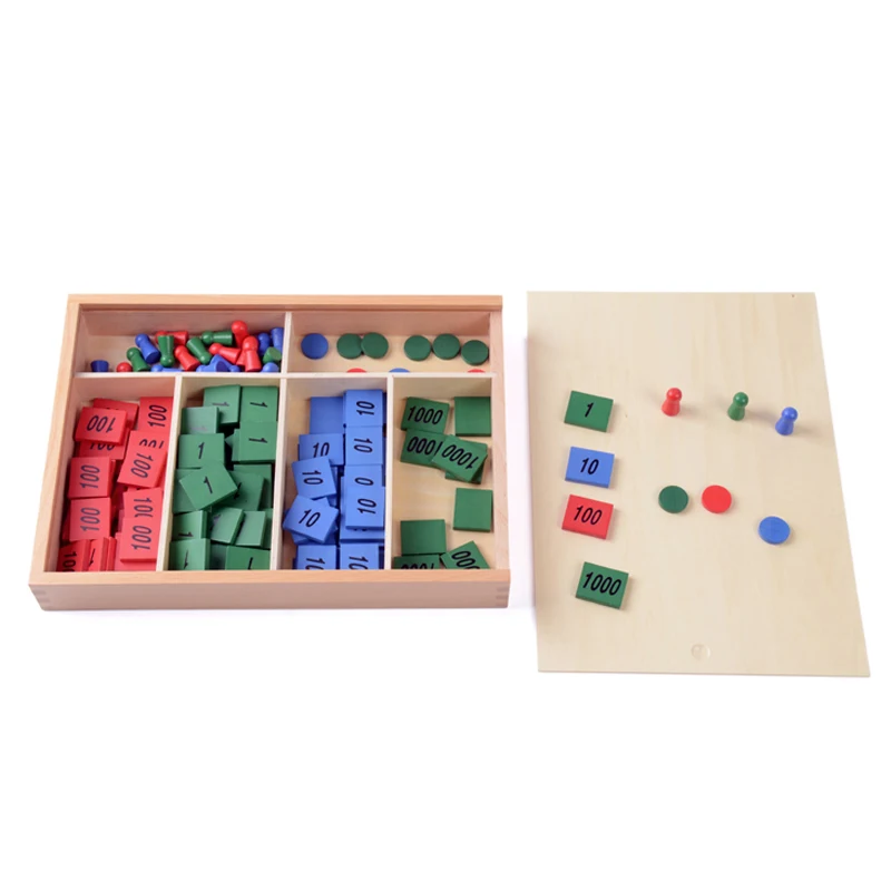  Baby Toy Montessori Stamp Game Math for Early Childhood Education Preschool Training Kids Toys Brin