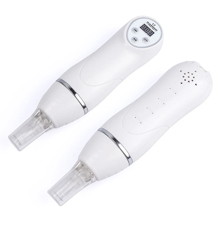 Máquina da Beleza do Diamante Descamação da Pele Equipamentos de Limpeza Limpa os Poros Mini Dermoabrasão Rosto Vácuo Facial Acne Cravo Remover 10 High Quality Beleza e saúde