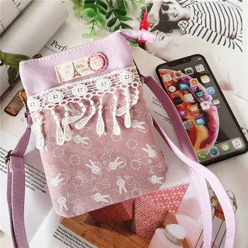 

Cotton cartoon rabbit women's coin purse children oranger wallet small phone pouch money bag carteira bolsa feminina for girls