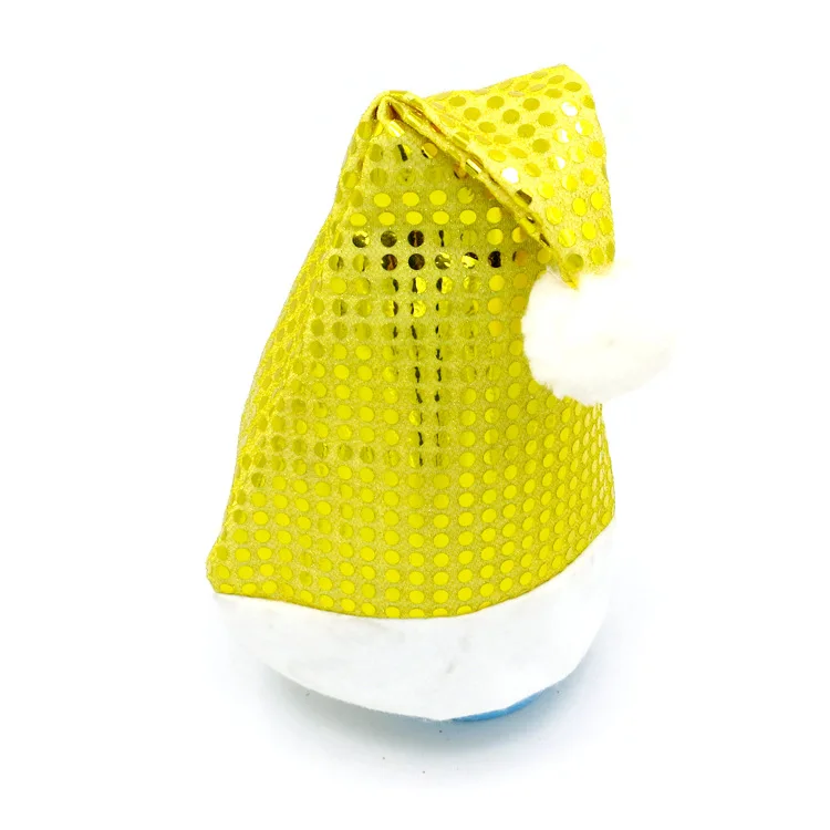 yellow christmas hat