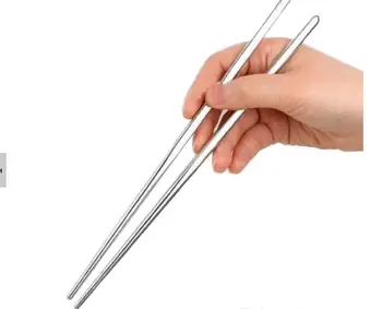 

1000Pair Hot sale Fashion Types Chinese Style Thread Chopsticks &Stylish Non-slip Design Stainless Steel Chop Sticks Chopsticks