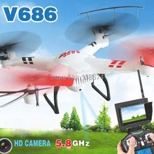 WLtoys v686 v686g(FPV-системы версия) 4ch Quadcopter Дрон с HD Камера RTF 2.4 ГГц реального времени Трансмиссия headless режим