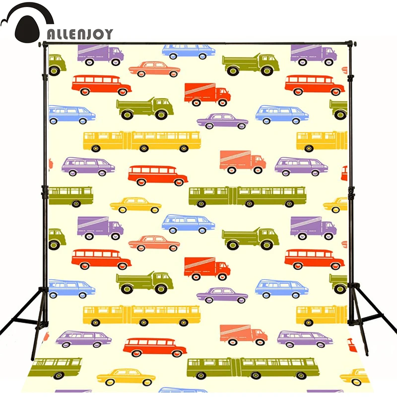 

Allenjoy Photographic background Bus school bus van truck newborn photography photo for studio camera fotografica wood
