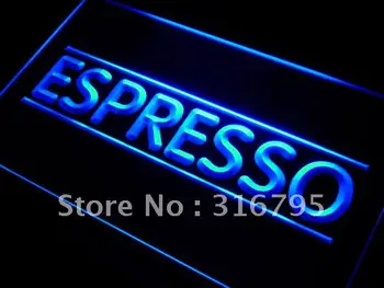 

i300 Espresso Coffee Shop LED Neon Light Sign On/Off Switch 20+ Colors 5 Sizes