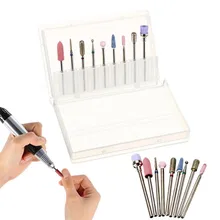 Nail сверло 9 шт. Карбид Nail сверло гель Удалить полировки лак для ногтей инструмент DIY ногти Дизайн 35