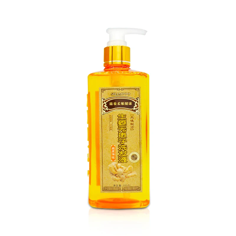 

300ml Ginger MASSAGE Shampoo Anti Hair Baldness Anti Hair Loss Dandruff Black Hair Professional Grow Thick Hair Growth Products