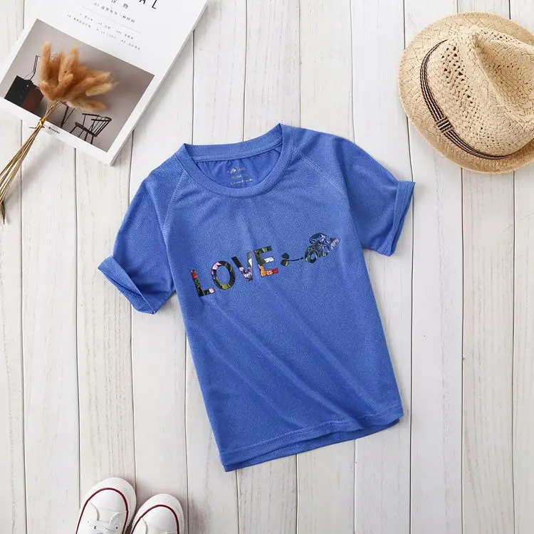 Summer Sports Boys T-shirts Children Top Tees Fast Drying Elasticity Hygroscopic Anti-UV Outfits For 4-13 Years old Summer Sports Boys T-shirts Children Top Tees Fast Drying Elasticity Hygroscopic Anti-UV Outfits For 4-13 Years old