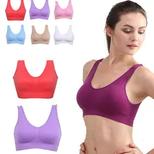 Для женщин хлопка-ватник, девушки, Беспроводной бесшовный бюстгальтер, жилет топы без оправы бюстгальтеры для женщин размера плюс