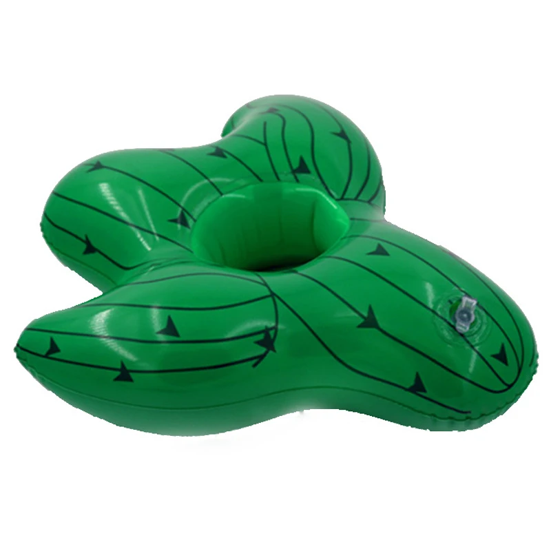 

3pcs Cactus Inflatable Swimming Drink Holder Bath Float Toys Party Supply Pool Accessories
