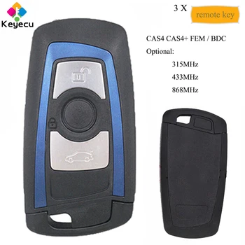 

KEYECU 3PCS/Lot CAS4 CAS4+ FEM / BDC Smart Remote Key With 3 Buttons 315MHz/ 434MHz/ 868MHz for BMW 5 7 F Series 2011 2012-2017