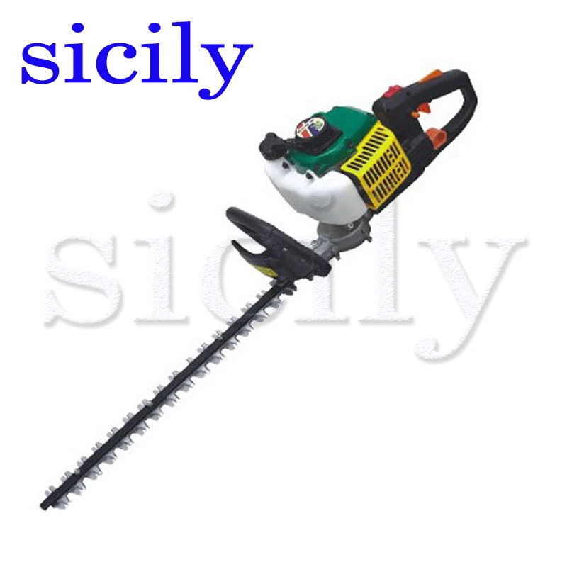 

SICILY Double blade Hedge machine, Hedgerow clipper, gasoline tea tree leaf pruning machine, two stroke pruning machine LJ6500A
