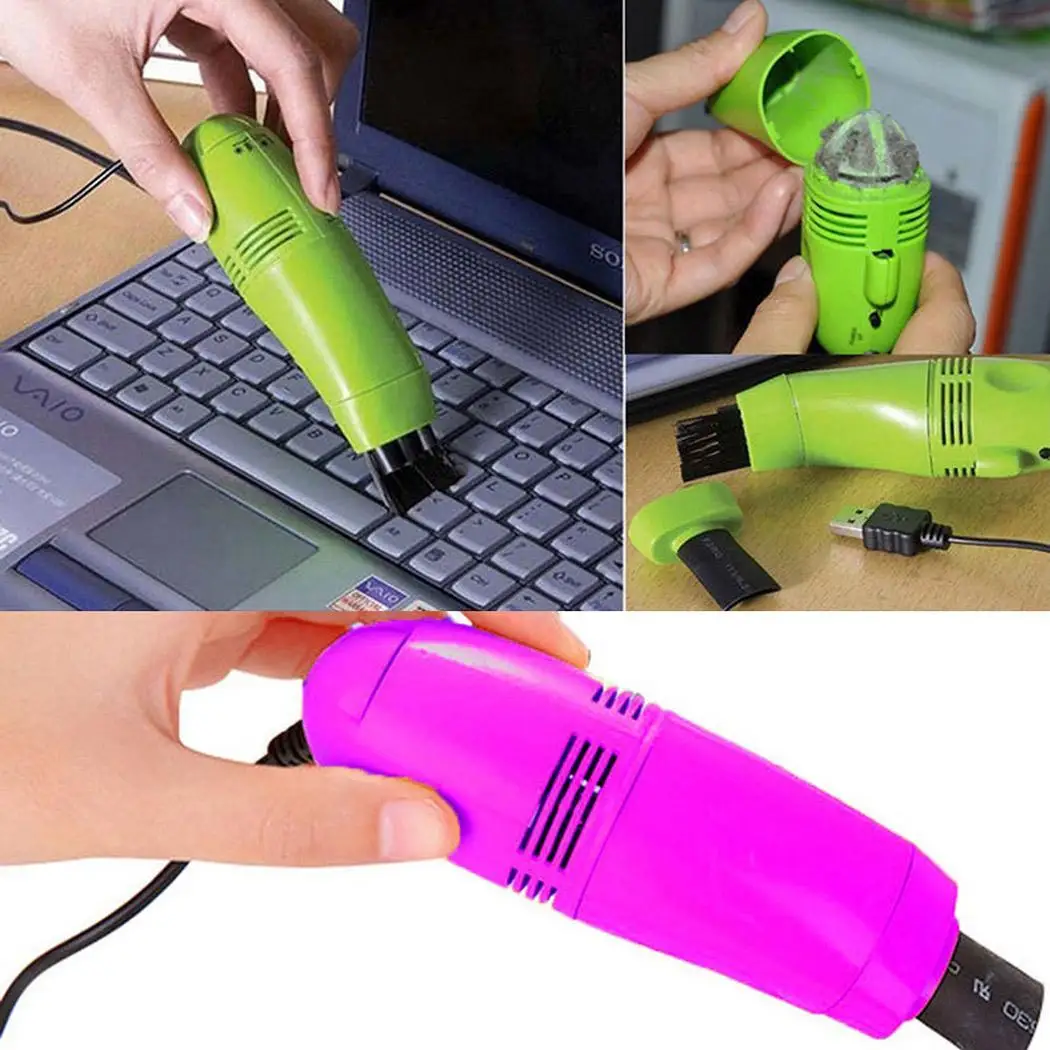 1 шт Мини компьютер пылесос USB клавиатура очиститель ПК ЩЕТКА для ноутбука