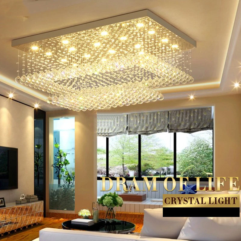 FUMAT-Crystal-K9-Ceiling-Lamps-Modern-Style-Hanging-Lights-Fixture-Double-Deck-Crystal-Arrange-LED-Source (2)