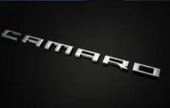 Новые 3D Камаро наклейки эмблема ZL1 значок металлический для Chevrolet CAMARO - Название цвета: 1PC SILVER