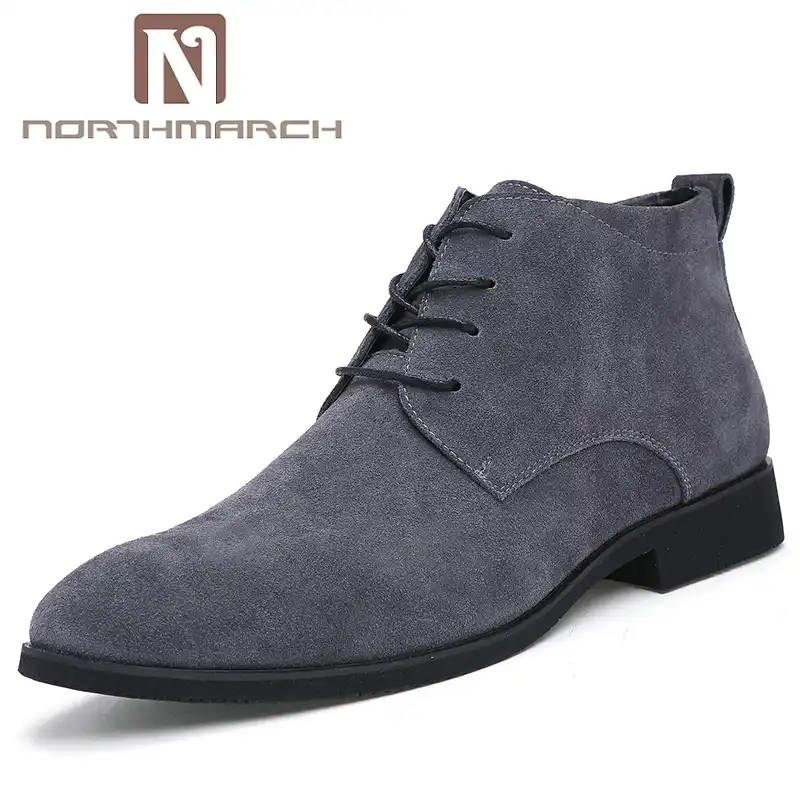 Northmarch High Quality Cow Suede Chelsea Boots Men Italian Brand Ankle Boots Men Fashion Men Leather Dress Shoes Bottine Homme Aliexpress