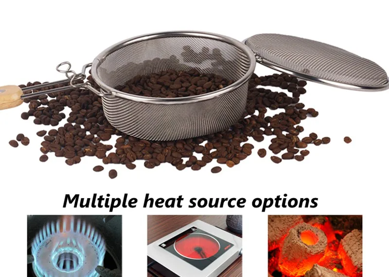 CUKYI manual Coffee Roaster machine stainless steel made hand use