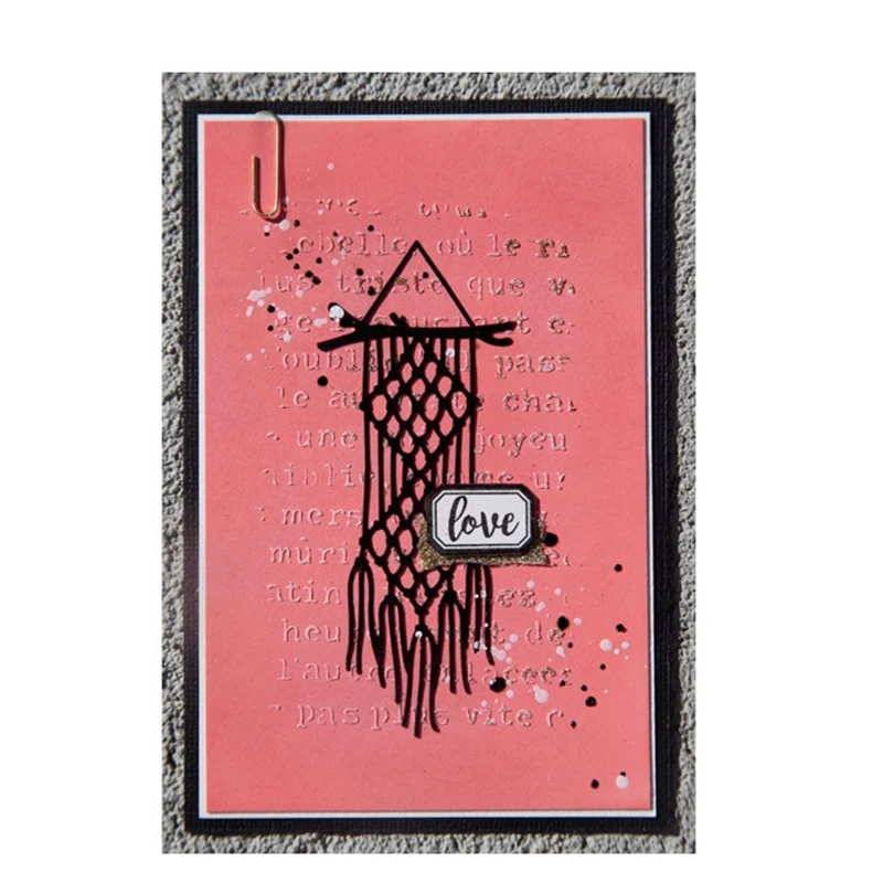

Hanging Tassels Ornament Metal Cutting Dies Stencils for DIY Scrapbooking Photo Album Decorative Embossing Cards Crafts Die Cut