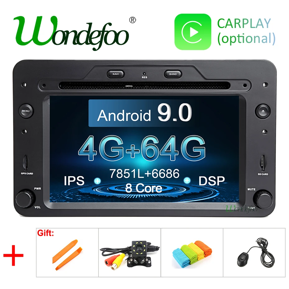 DSP 4G 64G Android 9,0 автомобильный dvd-плеер для Alfa Romeo Spider Alfa Romeo 159 Brera 159 Sportwagon gps Радио стерео