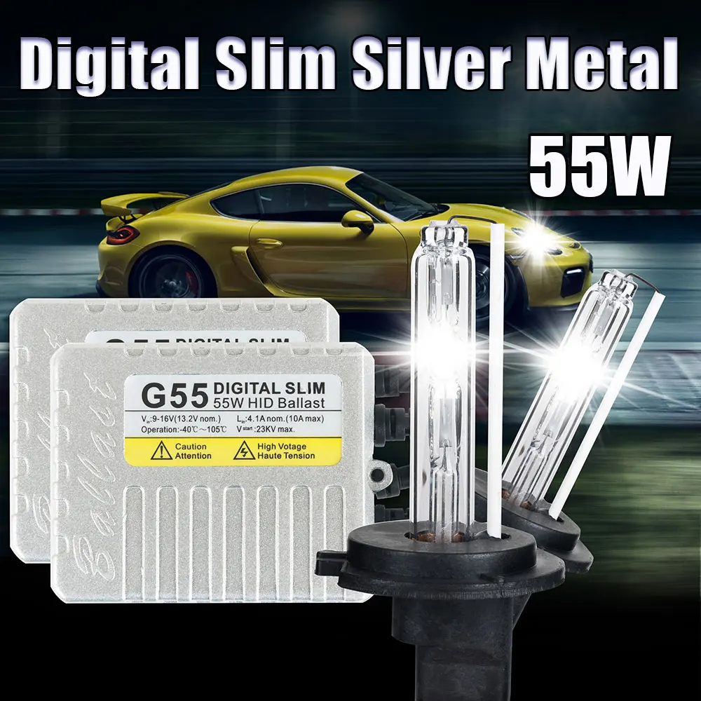 

1set xenon H11 AC G55 55W xenon HID kit H8 H9 H11  4300K 5000K 6000K 8000K 10000K 55W watt hid kit
