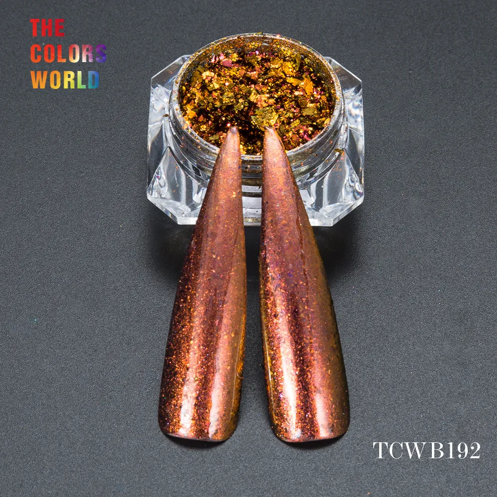 Camaleão para Unha Polonês e Outros Camaleão Flocos Efeito Mágico Tamanho Grande Arte Faça Você Mesmo Decoração Tcwb192
