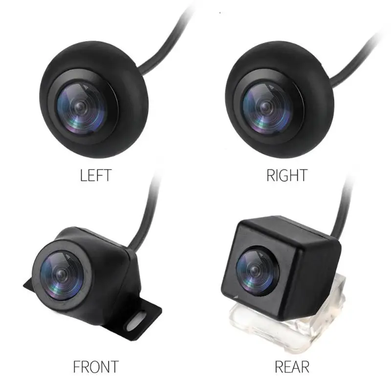 Универсальная система панорамы камера заднего вида DVR Dash камера 4 камеры s 720P Автомобильный видеорегистратор запись