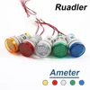 plastic 22mm AD16-22DSA Mini Ammeter current meter indicator LED with CT transformer White Yellow  Red Green Blue illumination ► Photo 1/6