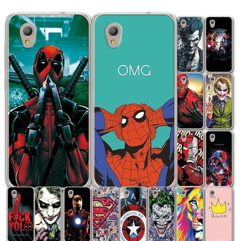 

YOUVEI Phone Case For Alcatel 1 5033D 5033A 5033Y Novelty Marvel Avengers Silicone Mobile Case Cover For Alcatel 5033D 5.0"