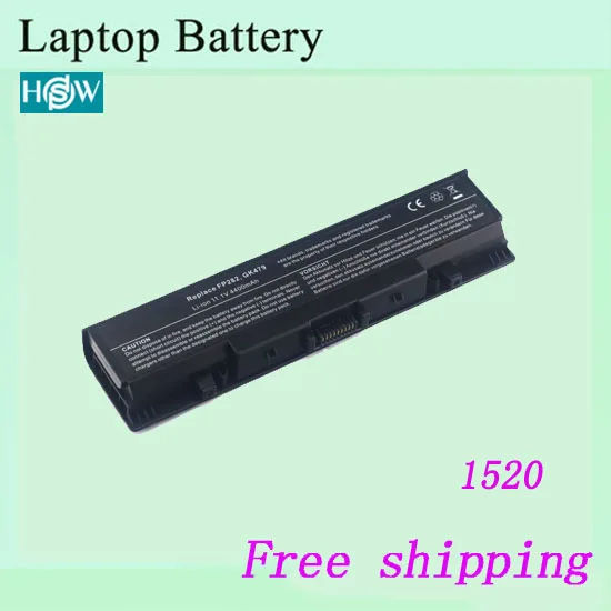 Аккумулятор 5200 мАч для ноутбука Dell Vostro 1520 1500 Inspiron 1700 1521 1720 GK479 GR995 KG479 NR222 NR239 TM980 FK890
