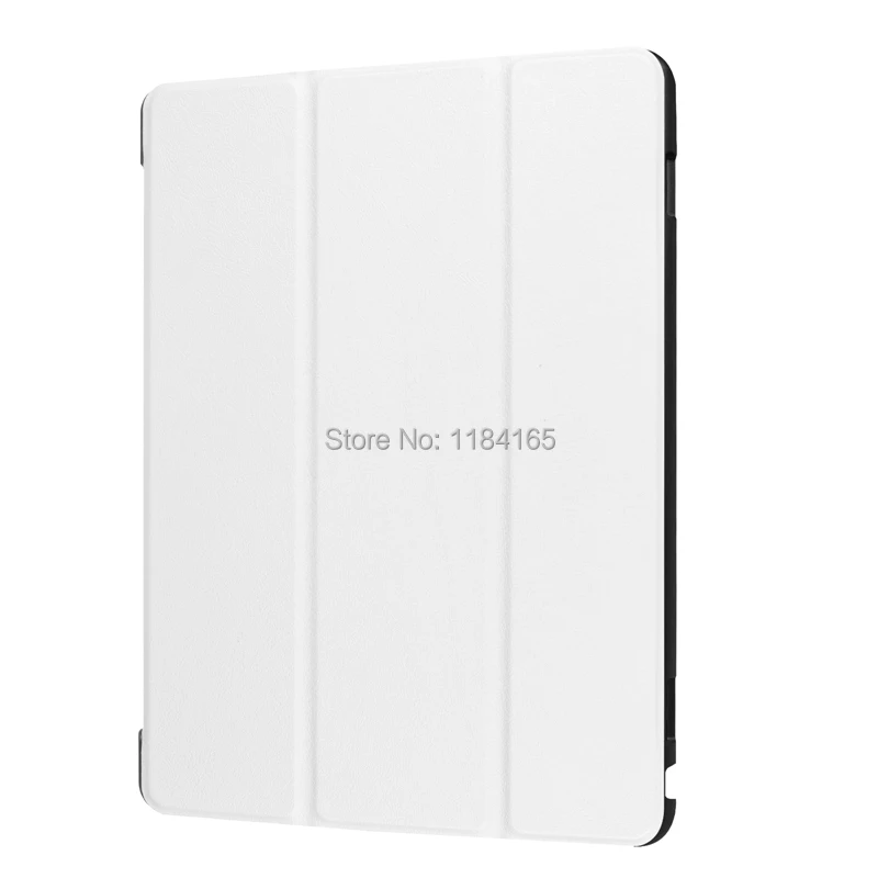KTG1214W_1_Ultra thin 3 fold Leather Case with Smart Sleep Cover & Stand for Huawei MediaPad M3 Lite 10 protective cover skin case