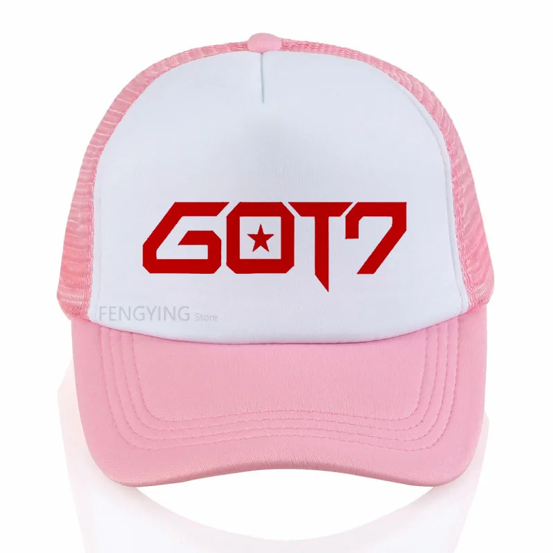 Бейсбольная кепка GOT7 Kpop BAMBAM JB Jackson с коротким рукавом летняя модная сетчатая